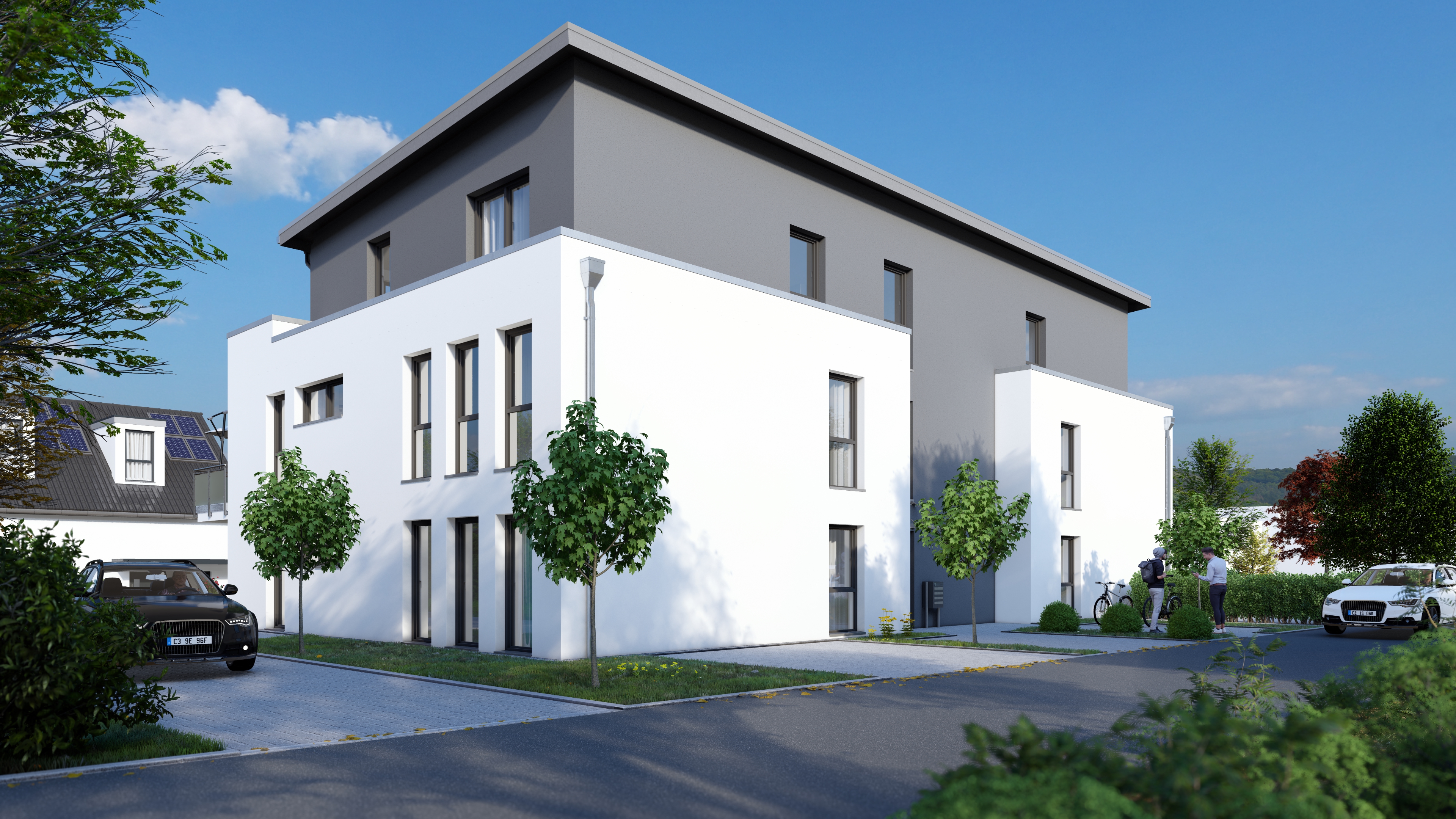 Mehrfamilienhaus Eingang